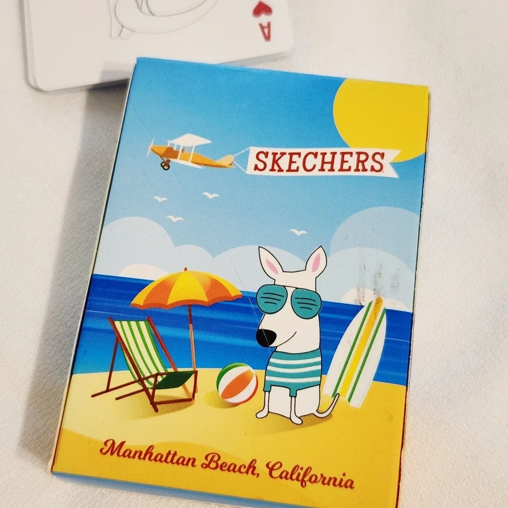 Skechers Playing Cards Manhattan Beach Surf Dog Standard Size w 1 Joker